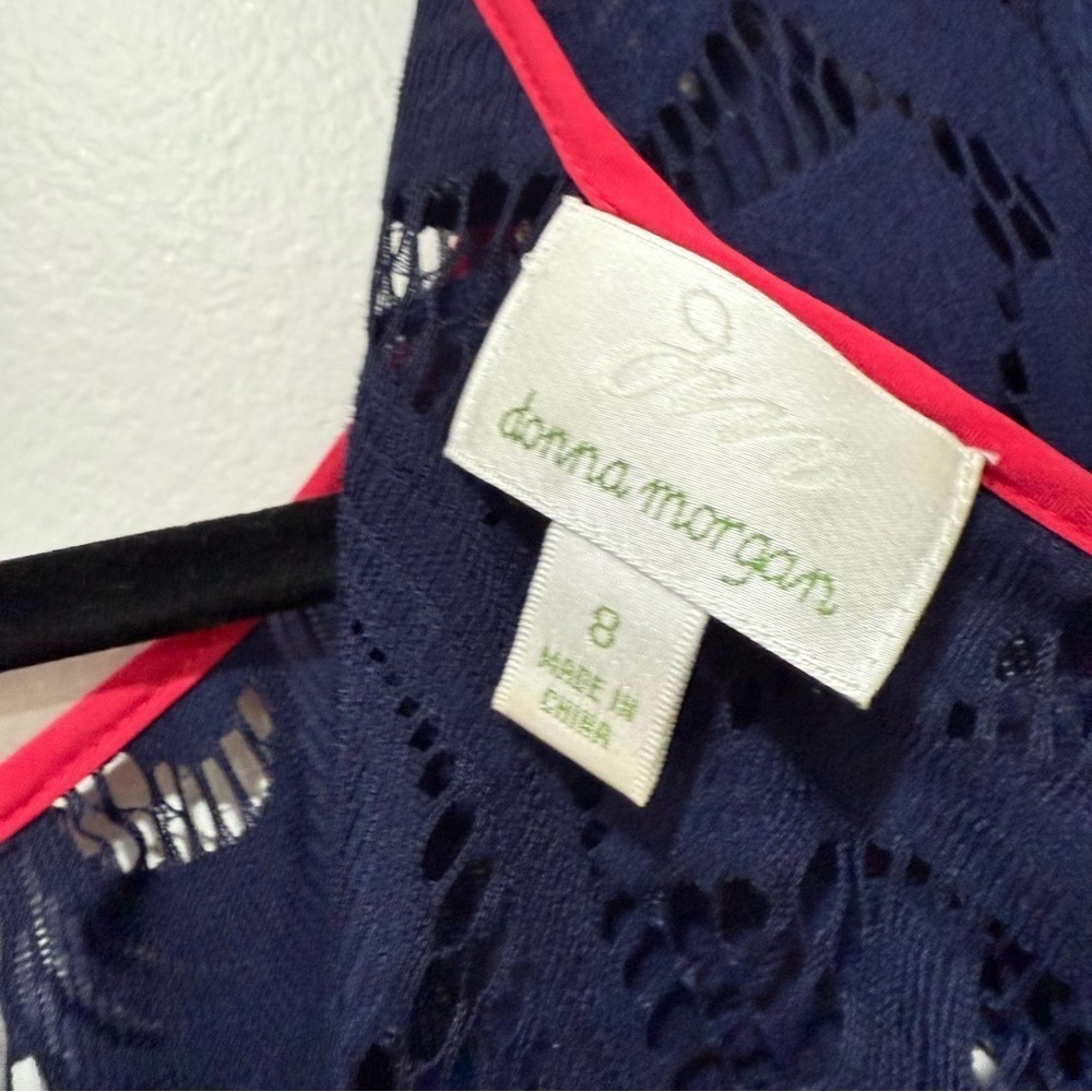 Donna Morgan lace shift dress 8 - Picture 6 of 7